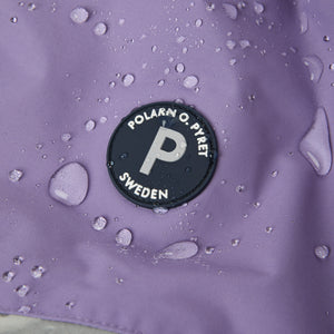 Purple Kids Padded Waterproof Coat from the Polarn O. Pyret kidswear collection. Ethically produced kids outerwear.