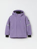 Purple Kids Padded Waterproof Coat from the Polarn O. Pyret kidswear collection. Ethically produced kids outerwear.