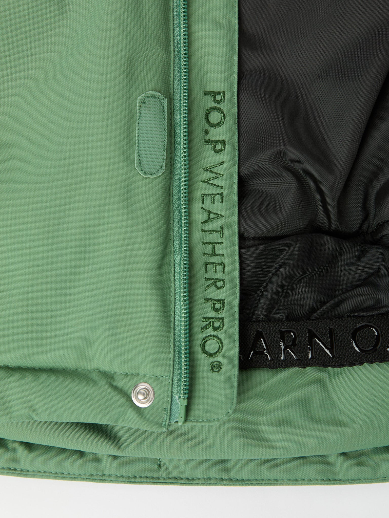 Green Kids Padded Waterproof Coat from the Polarn O. Pyret kidswear collection. Made using ethically sourced materials.