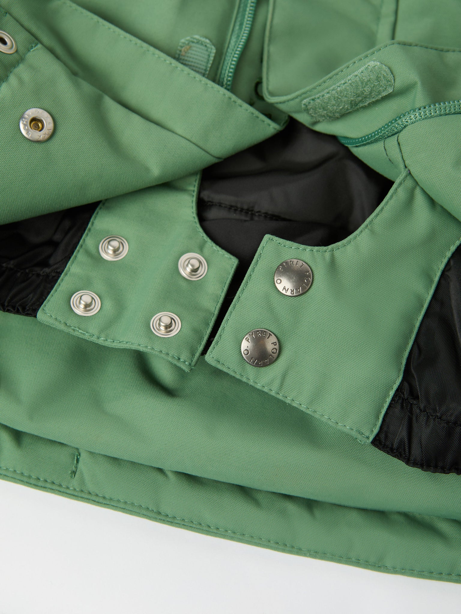 Green Kids Padded Waterproof Coat from the Polarn O. Pyret kidswear collection. Made using ethically sourced materials.