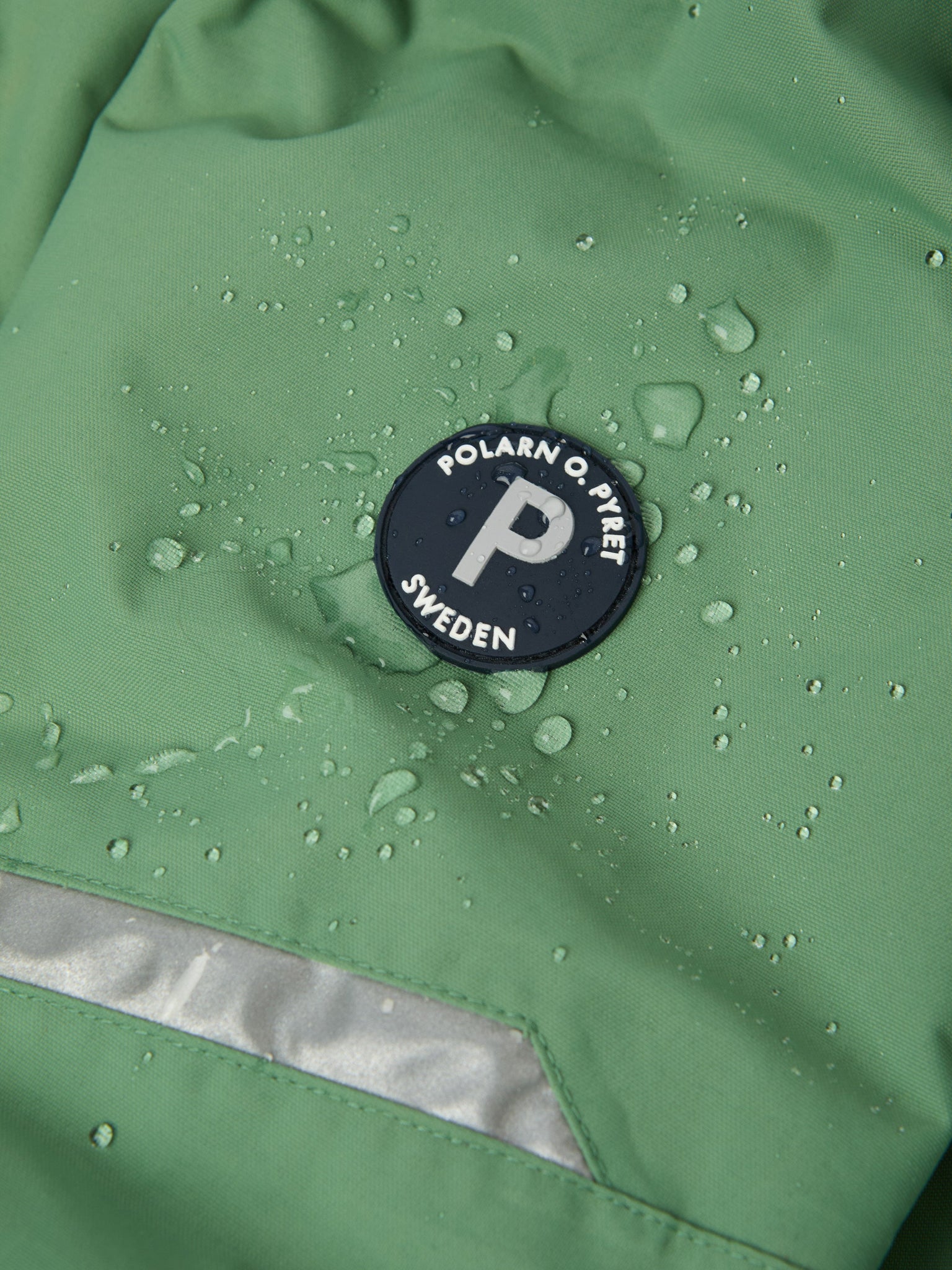 Green Kids Padded Waterproof Coat from the Polarn O. Pyret kidswear collection. Made using ethically sourced materials.