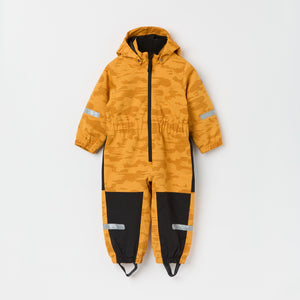 Yellow Recycled Kids Puddle Suit from the Polarn O. Pyret kidswear collection. Quality kids clothing made to last.