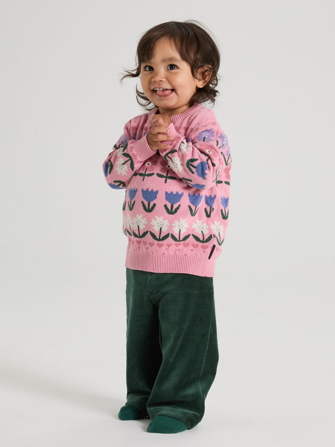 Nordic Floral Kids Jumper 5-6y / 116