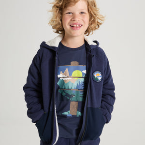 Fleece Lined Kids Hoodie 5-6y / 116