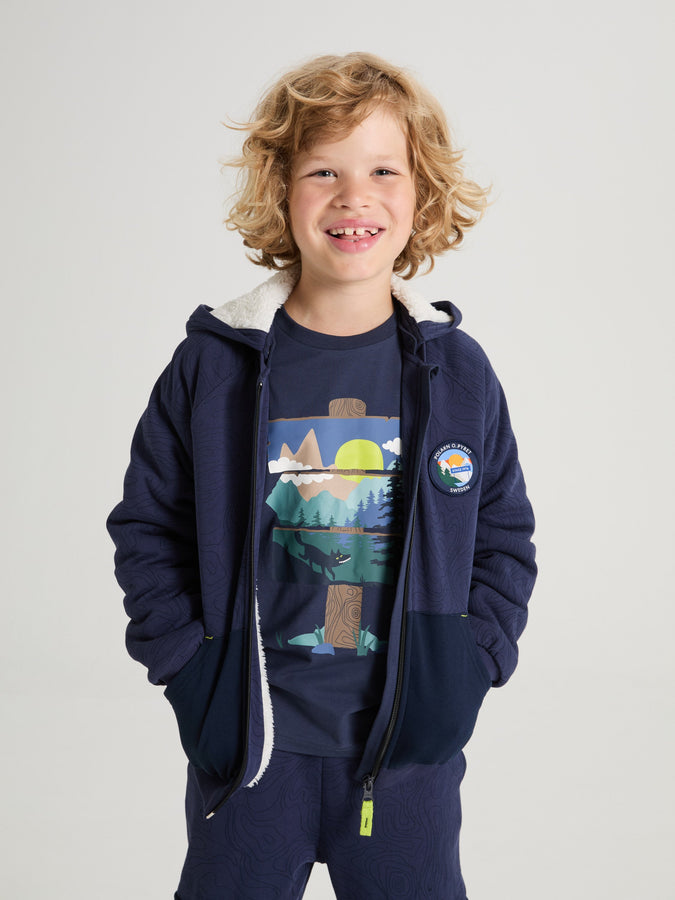 Fleece Lined Kids Hoodie 5-6y / 116