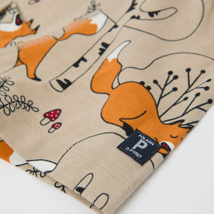 Fox Print Boys Cotton Boxers from the Polarn O. Pyret kidswear collection. Clothes made using sustainably sourced materials.