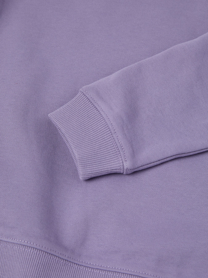 Purple Cotton Kids Sweatshirt from the Polarn O. Pyret kidswear collection. Clothes made using sustainably sourced materials.