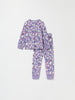 Floral Print Kids Pyjamas from the Polarn O. Pyret kidswear collection. Ethically produced kids clothing.