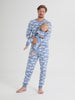 Mustache Print Baby Sleepsuit 2-6m / 62/68