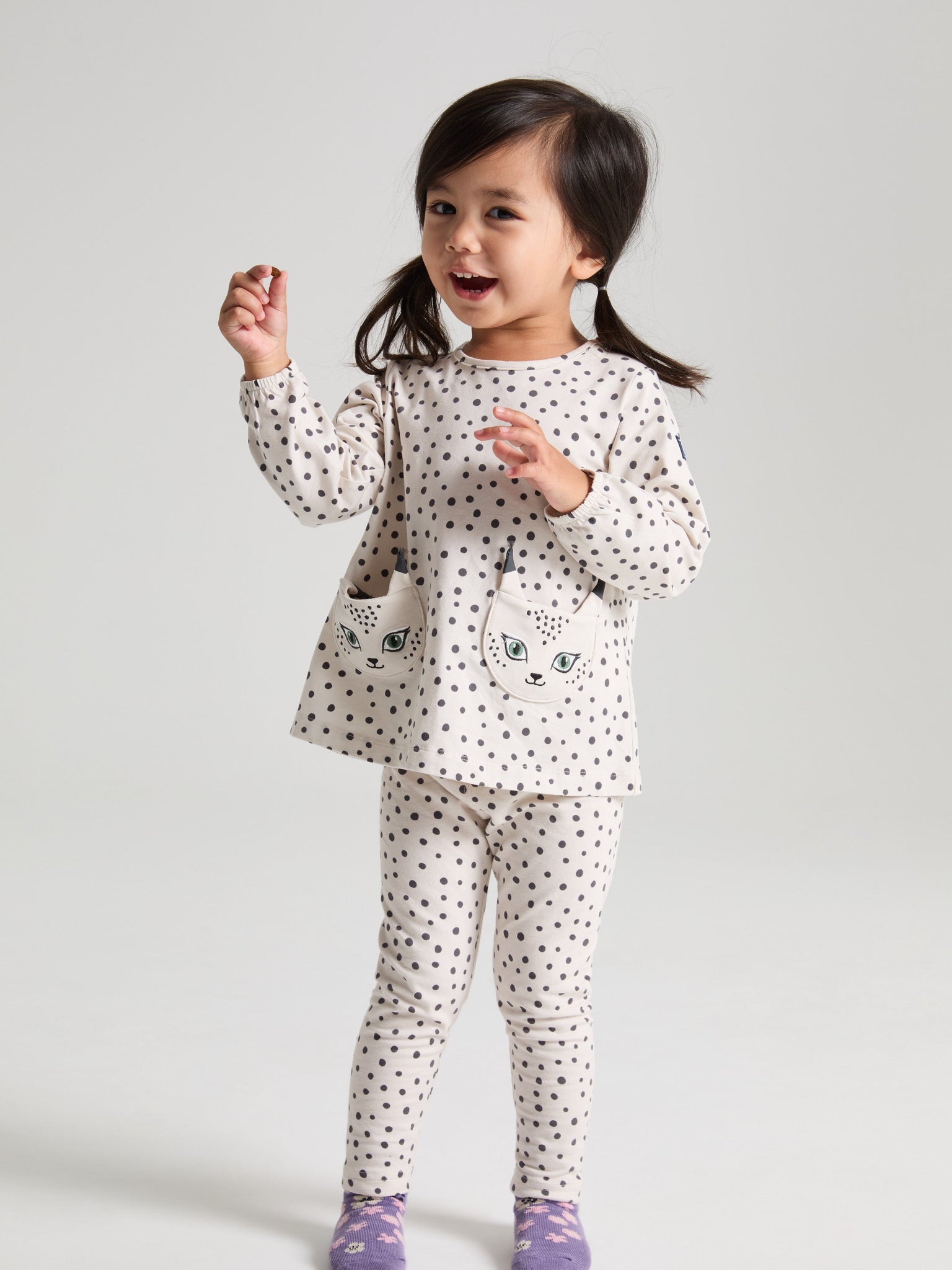 Dotty lynx Pocket Kids Top 5-6y / 116