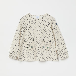 Polka Dot Kids Top with Fox Pockets from the Polarn O. Pyret kidswear collection. The best ethical kids clothes