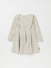 Organic Cotton Polka Dot Print Kids Dress from the Polarn O. Pyret kidswear collection. Ethically produced kids clothing.