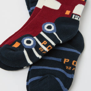 Two Pack Organic Kids Socks from the Polarn O. Pyret kidswear collection. Ethically produced kids clothing.