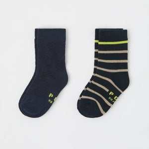 Two Pack Organic Kids Socks from the Polarn O. Pyret kidswear collection. The best ethical kids clothes