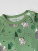 Mountain Fox Print Babygrow from the Polarn O. Pyret baby collection. Nordic kids clothes made from sustainable sources.