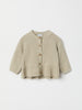 Beige Cotton Frilled Baby Cardigan from the Polarn O. Pyret baby collection. The best ethical kids clothes