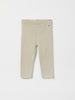 Beige Organic Cotton Baby Leggings from the Polarn O. Pyret baby collection. The best ethical kids clothes