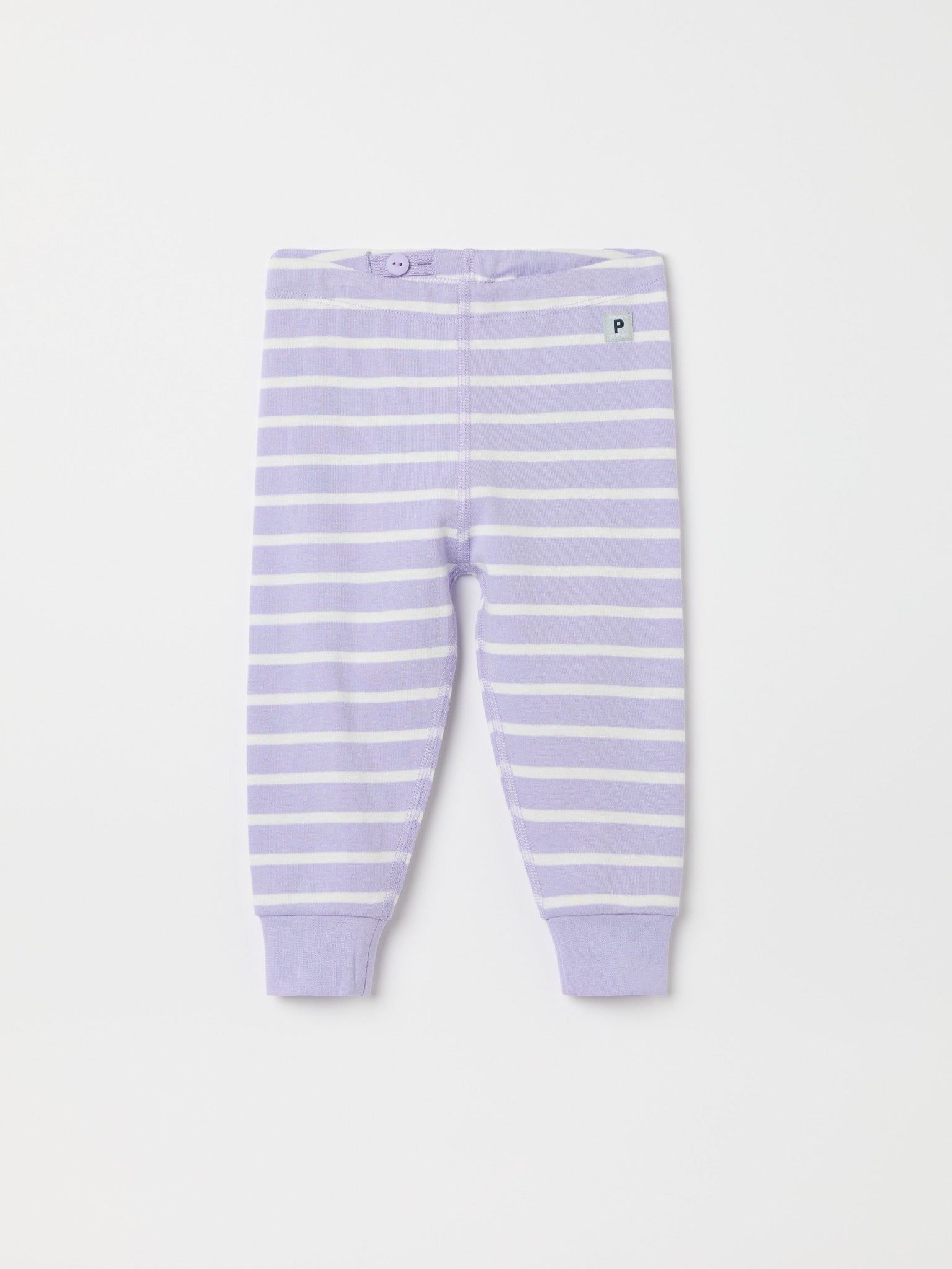 Striped Baby Leggings from the Polarn O. Pyret baby collection. Nordic kids clothes made from sustainable sources.