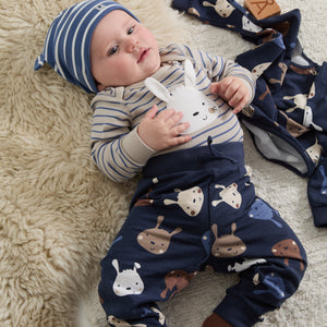 Bunny Print Baby Joggers 4-6m / 68