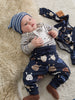 Bunny Print Baby Joggers 4-6m / 68