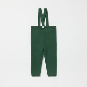 Knitted Baby Dungarees from the Polarn O. Pyret baby collection. Nordic kids clothes made from sustainable sources.