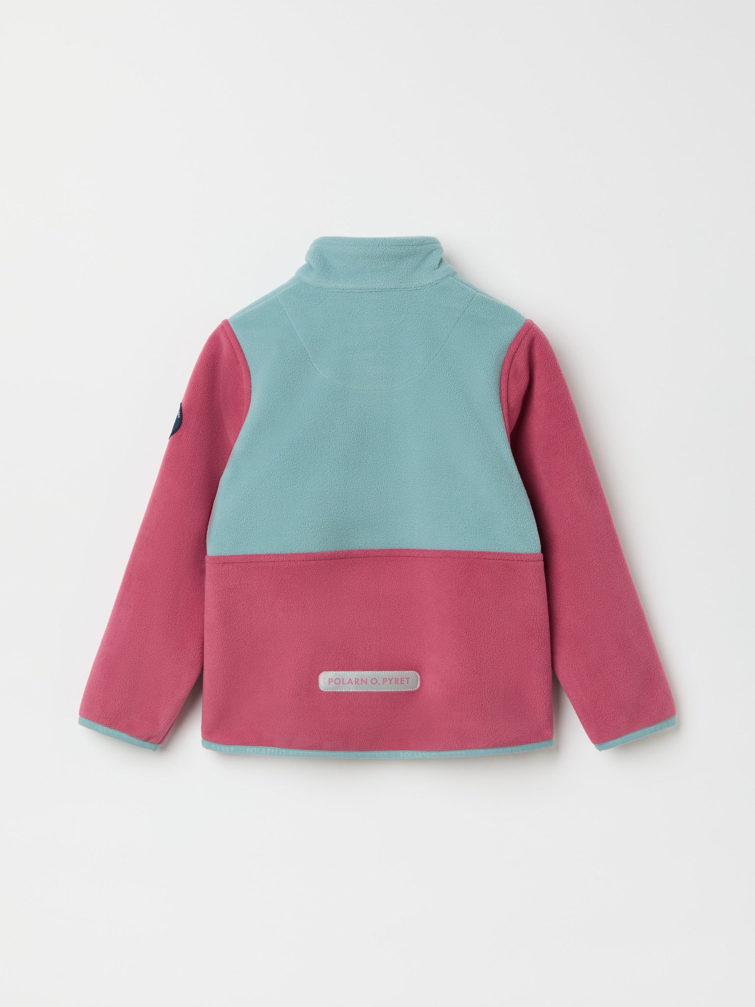 Pink Recycled Fleece Jacket from the Polarn O. Pyret kidswear collection. Quality kids clothing made to last.