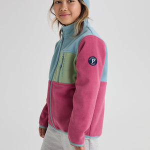 Blue Fleece Kids Headband from the Polarn O. Pyret kidswear collection. The best ethical kids outerwear.