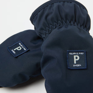 Shell Fleece Lined Baby Mittens from the Polarn O. Pyret kidswear collection. The best ethical kids outerwear.