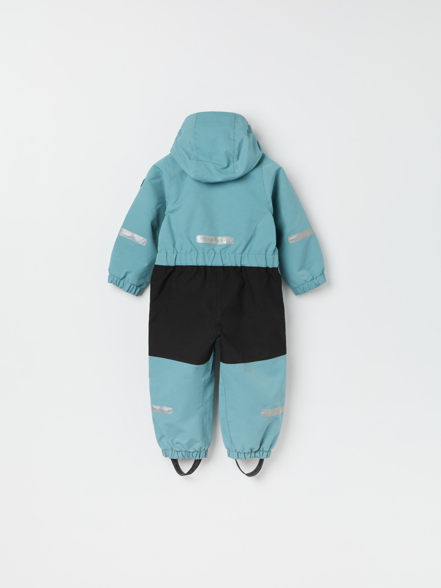 Blue Recycled Kids Puddle Suit from the Polarn O. Pyret kidswear collection. The best ethical kids outerwear.