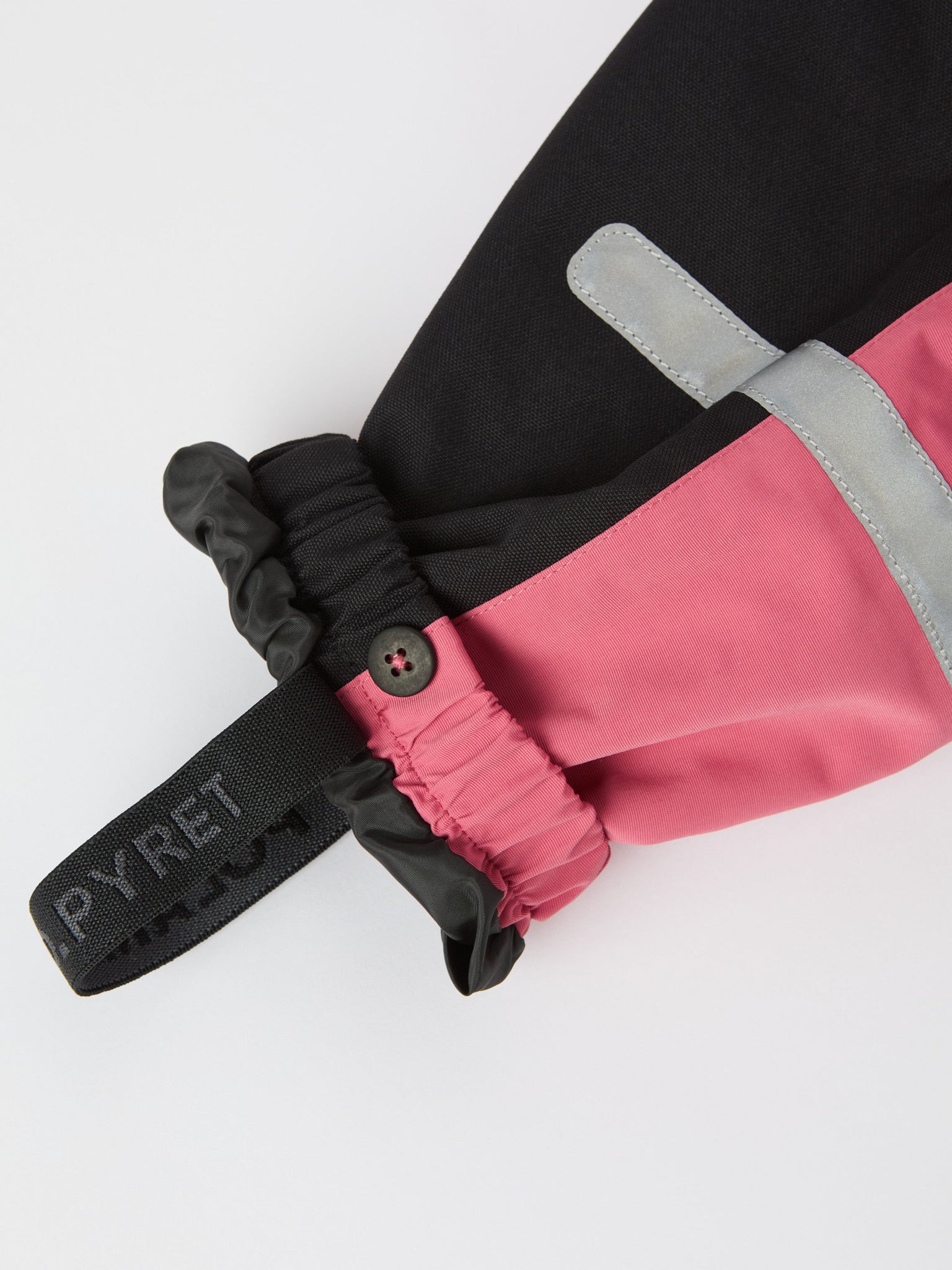 Pink Recycled Kids Puddle Suit from the Polarn O. Pyret kidswear collection. Ethically produced kids outerwear.