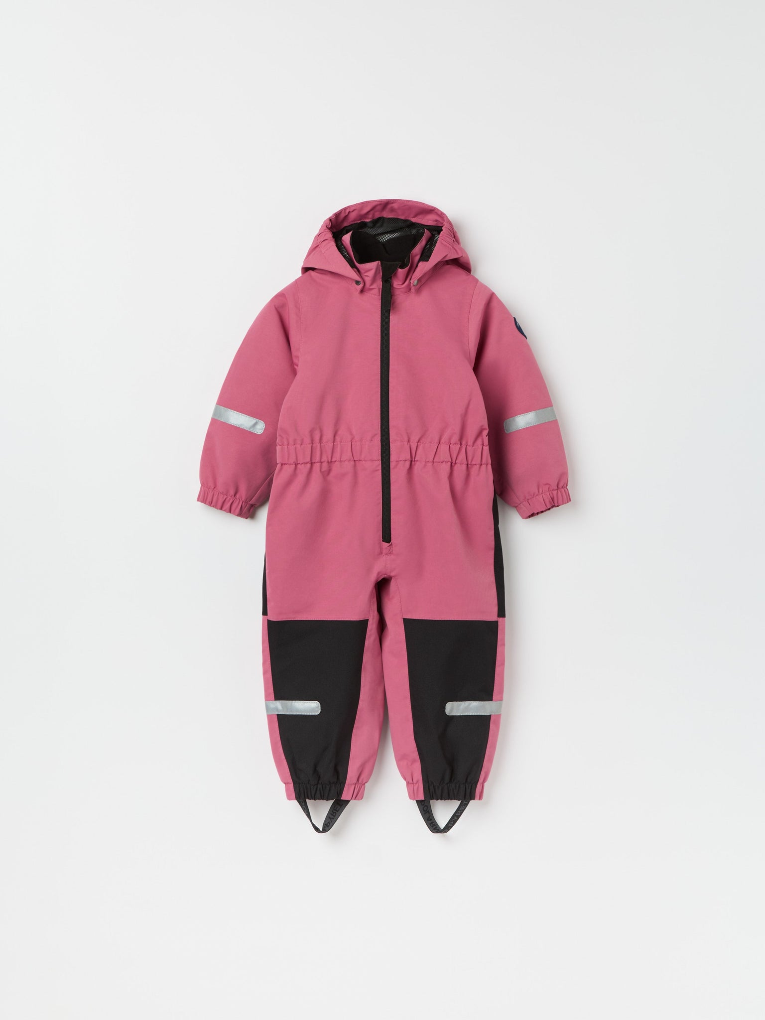 Pink Recycled Kids Puddle Suit from the Polarn O. Pyret kidswear collection. The best ethical kids outerwear.