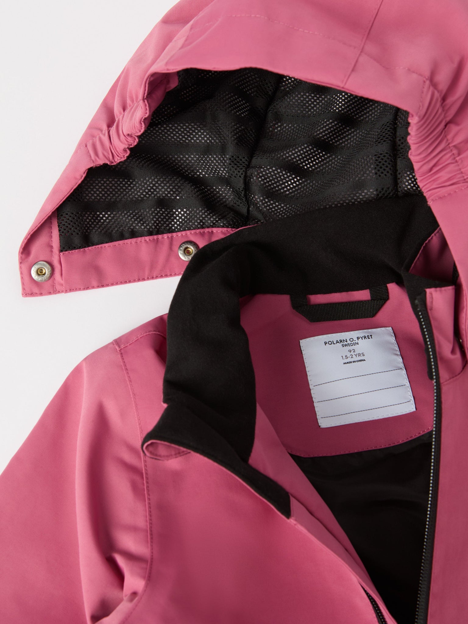 Pink Recycled Kids Puddle Suit from the Polarn O. Pyret kidswear collection. The best ethical kids outerwear.