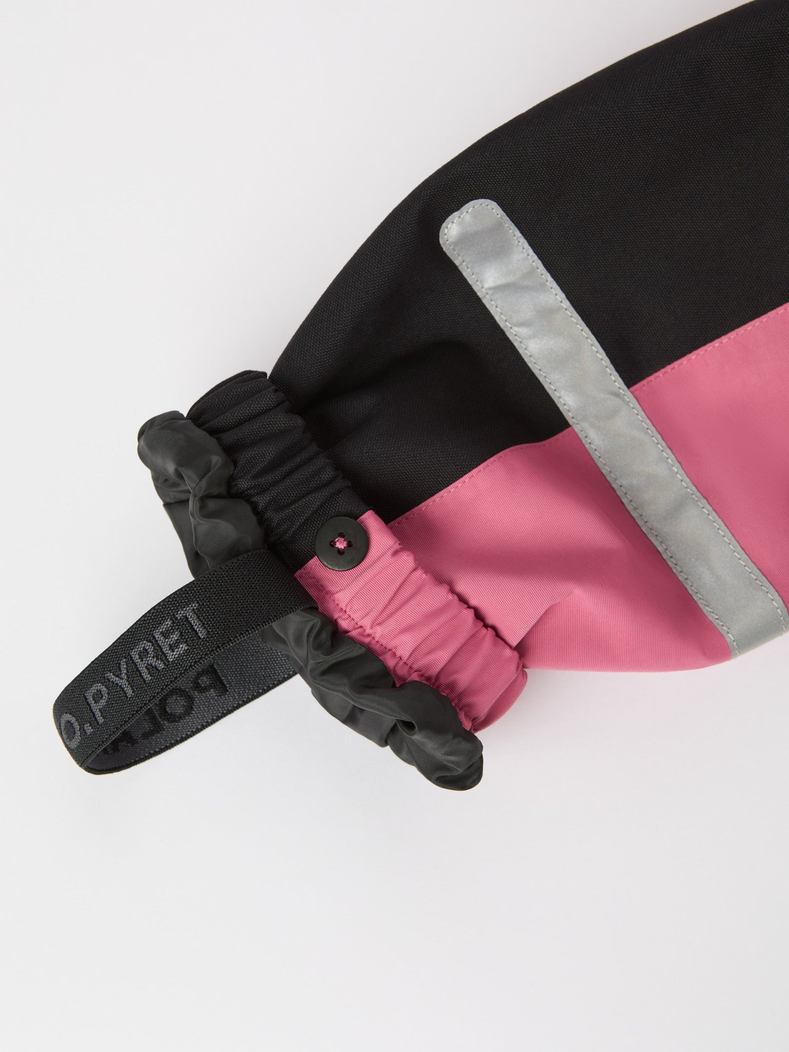 Pink Recycled Kids Puddle Suit from the Polarn O. Pyret kidswear collection. The best ethical kids outerwear.