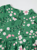 Green Floral Print Kids Dress from the Polarn O. Pyret kidswear collection. Nordic kids clothes made from sustainable sources.