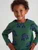 Wolf Print Kids Top 5-6y / 116