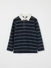 Striped Kids Rugby Shirt from the Polarn O. Pyret kidswear collection. Ethically produced kids clothing.