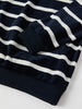 Blue Striped Velour Top from the Polarn O. Pyret kidswear collection. Clothes made using sustainably sourced materials.