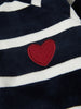 Blue Striped Velour Baby Top from the Polarn O. Pyret baby collection. Nordic kids clothes made from sustainable sources.