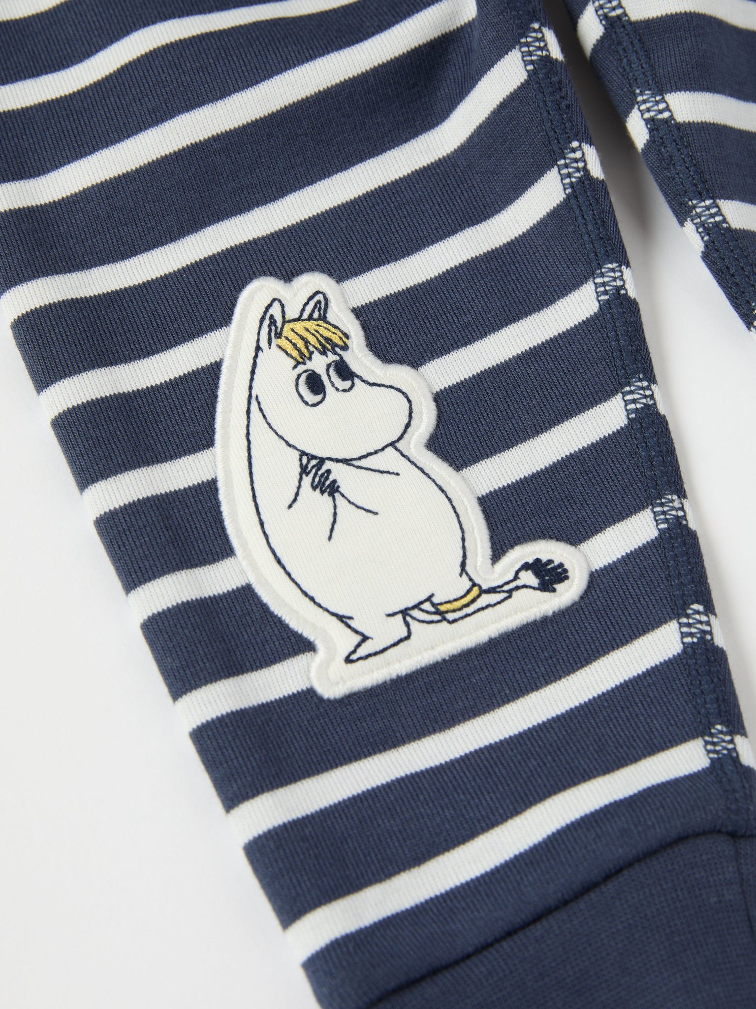 Striped Moomin Baby Leggings from the Polarn O. Pyret baby collection. Nordic kids clothes made from sustainable sources.