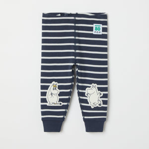 Striped Moomin Baby Leggings from the Polarn O. Pyret baby collection. Nordic kids clothes made from sustainable sources.