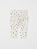 Heart Print Ruffled Baby Leggings from the Polarn O. Pyret baby collection. Ethically produced kids clothing.