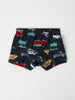 Organic Cotton Car Print Boys Boxers from the Polarn O. Pyret kidswear collection. Clothes made using sustainably sourced materials.