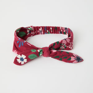 Floral Print Hair Band from the Polarn O. Pyret kidswear collection. Nordic kids clothes made from sustainable sources.