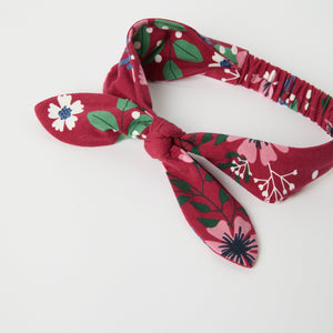 Floral Print Hair Band from the Polarn O. Pyret kidswear collection. Nordic kids clothes made from sustainable sources.