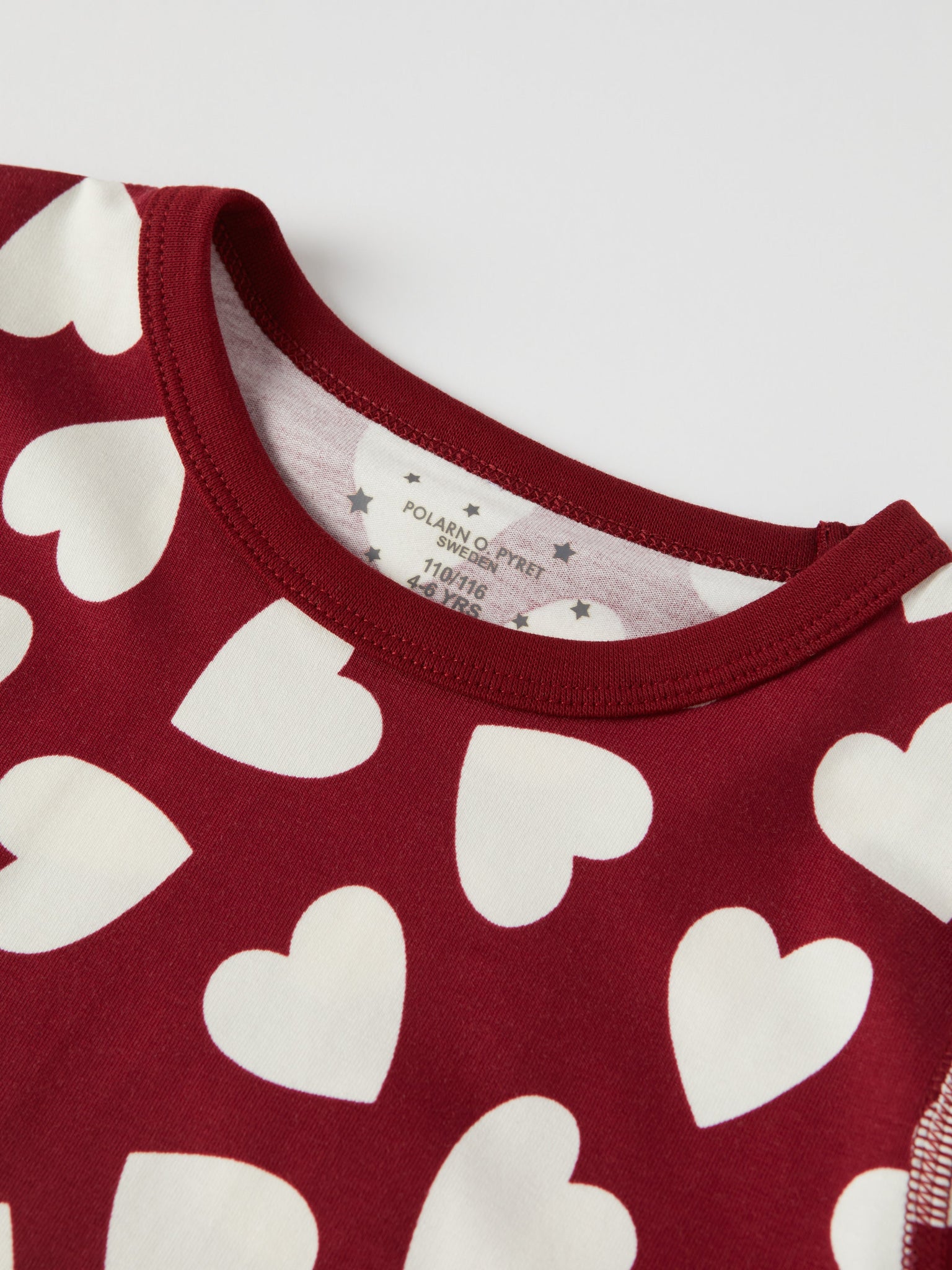 Heart Print Adult  Nightdress from the Polarn O. Pyret kidswear collection. Clothes made using sustainably sourced materials.