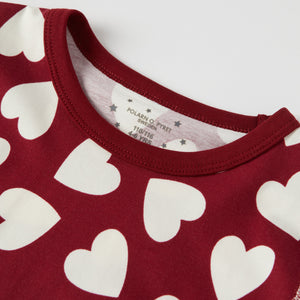 Heart Print Adult  Nightdress from the Polarn O. Pyret kidswear collection. Clothes made using sustainably sourced materials.