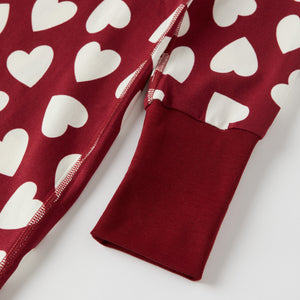 Heart Print Adult  Nightdress from the Polarn O. Pyret kidswear collection. Clothes made using sustainably sourced materials.