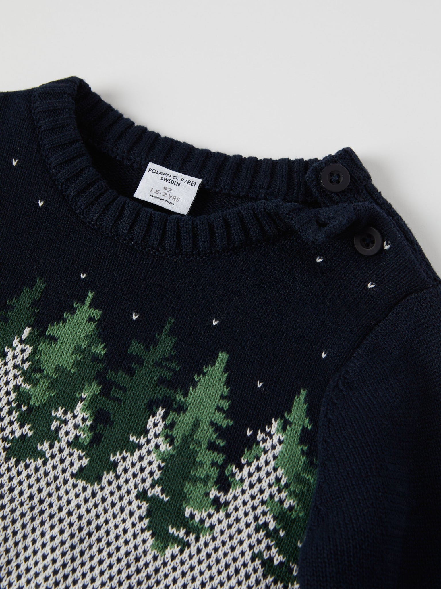 Friendly Kids Fox Jumper from the Polarn O. Pyret kidswear collection. Ethically produced kids clothing.