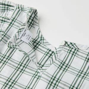 Organic Cotton Checked Kids Blouse from the Polarn O. Pyret kidswear collection. Nordic kids clothes made from sustainable sources.