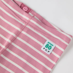 Striped Moomin Appliqué Kids Top from the Polarn O. Pyret kidswear collection. Clothes made using sustainably sourced materials.